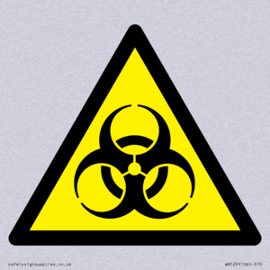 W009 Warning: Biological hazard